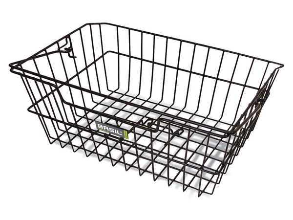 Kosz tylny na bagażnik BASIL CAIRO stalowy czarny (WYPRZEDAŻ -50%)