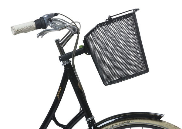 Kosz na kierownicę BASIL BREMEN KF + Basil Ahead-Stemholder KF stalowy czarny (WYPRZEDAŻ -50%)