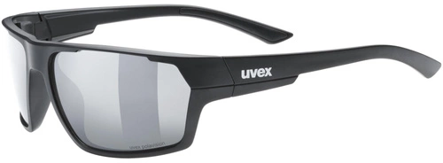 Okulary Uvex Sportstyle 233 P (czarny mat | srebrne soczewki Polavision® litemirror S3)