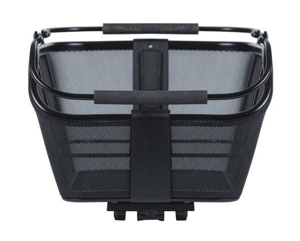 Kosz tylny na bagażnik BASIL CENTO TECH FIBER NORDLICHT MIK, MIK System (ready to go) alumninium solid black (WYPRZEDAŻ -50%)