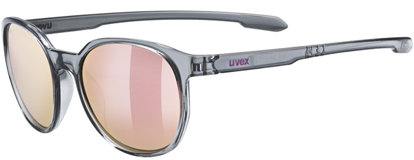 Okulary Uvex LGL 54 (dymione | różowe soczewki mirror kat. 3)