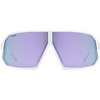 Okulary Uvex Sportstyle 237 White Matt (lawendowe soczewki mirror S3)