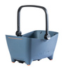 Kosz tylny na bagażnik BASIL BUDDY DOG BICYCLE BASKET REAR MIK, MIK system (ready to go), Adapter Plate 2.0 (blokada), plastik, poduszka, faded denim (NEW)