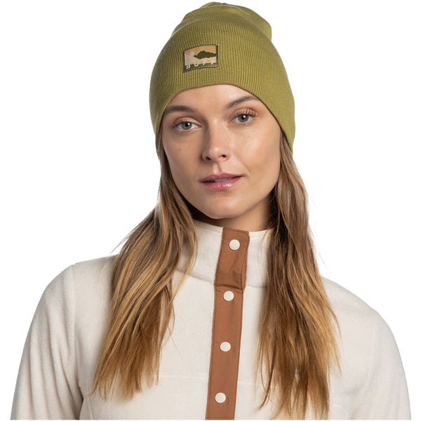 Czapka BUFF KNITTED BEANIE LILON LONG MOSS