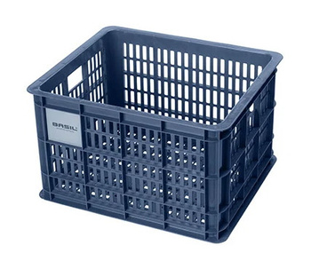 Kosz przedni/tylny na bagażnik BASIL BICYCLE CRATE M, 29.5L, recycled synthetic, bluestone (NEW)