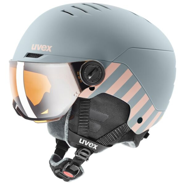 Kask narciarski dziecięcy UVEX Rocket jr. Visor
