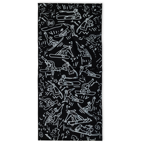 Bandana dziecięca BUFF ORIGINAL ECOSTRETCH TIVAT BLACK