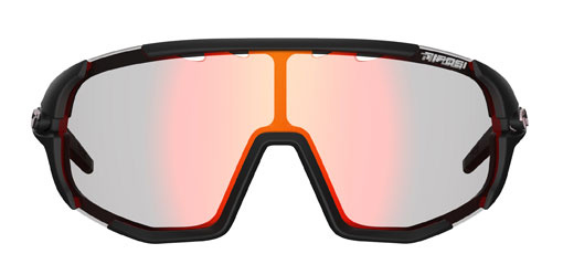 Okulary TIFOSI SLEDGE CLARION FOTOTEC matte black (1 szkło Clarion Red FOTOCHROM 64%-14% transmisji światła) (NEW)