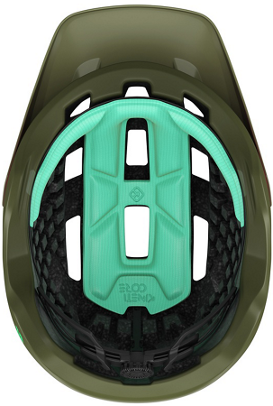 Kask MTB Lazer Coyote KinetiCore Matte Orange Green