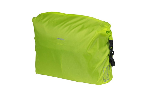 Pokrowiec na sakwę BASIL KEEP DRY AND CLEAN RAINCOVER HORIZONTAL, wodoodporny, poziomy neon yellow (NEW)