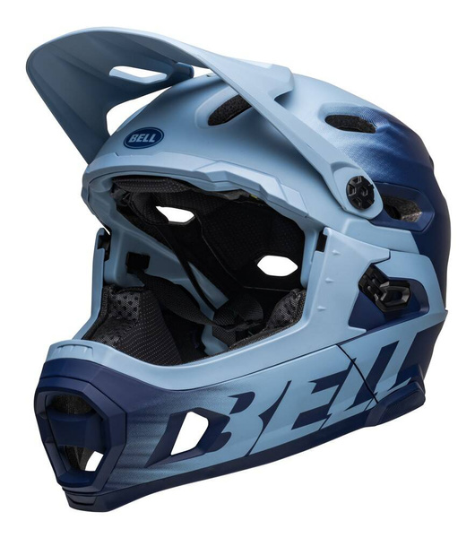 Kask full face BELL SUPER DH MIPS SPHERICAL (niebiesko-błękitny)