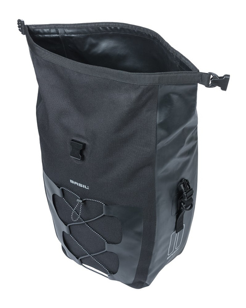 Sakwa na bagażnik pojedyncza Basil Navigator Waterproof + MIK Hooks (25-31 litrów)