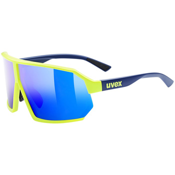 Okulary Uvex Sportstyle 237 Yellow Blue (niebieskie soczewki mirror S2)