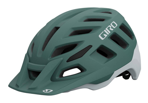 Kask rowerowy damski MTB GIRO RADIX INTEGRATED MIPS zielono-biały