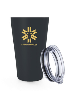 Kubek termiczny Snow Monkey Enjoyer Black