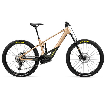 Rower MTB elektryczny Orbea WILD FS H30 Baobab Brown-Nori Green