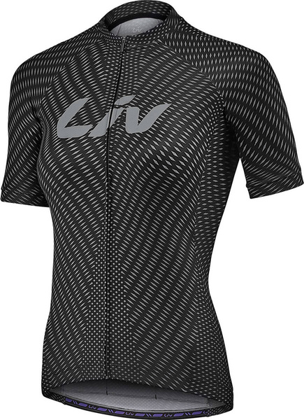 Koszulka damska z krótkim rękawem Giant Liv BeLiv Black Grey