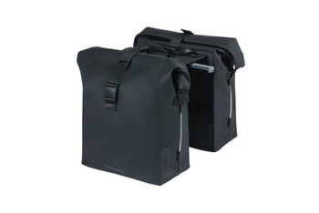 Sakwa na bagażnik podwójna Basil Soho Double Pannier Bag Nordlicht MIK Night Black (41 litrów)