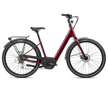 Rower miejski elektryczny Orbea OPTIMA E50 Metallic Dark Red