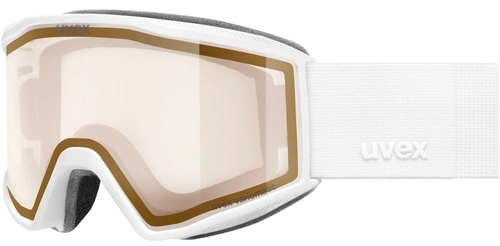 Gogle narciarskie fotochromowe UVEX Blast pro V (biały mat | czerwone soczewki S0-S4)