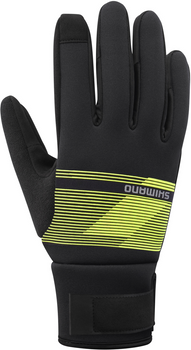 Rękawiczki długie Shimano Windbreak Thermal (jaskrawożółte)