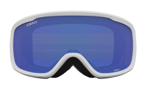 Gogle damskie zimowe GIRO MOXIE WHITE CORE LIGHT (soczewka GREY COBALT i YELLOW)