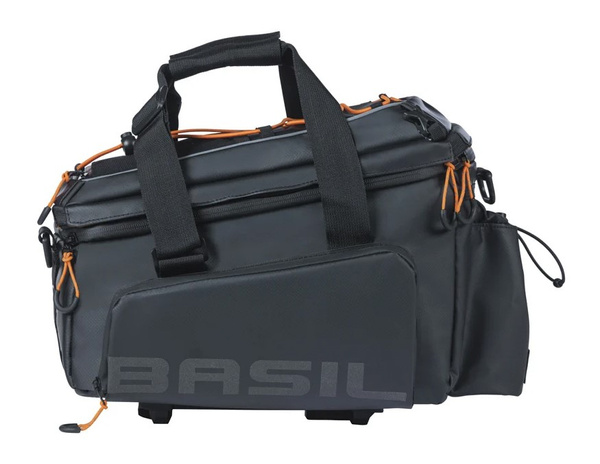 Torba na bagażnik Basil Miles XL Pro MIK + adapter (czarno-pomarańczowy 9-36 litrów)