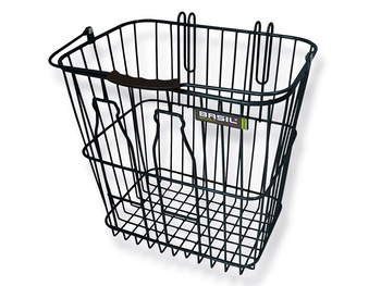 Kosz tylny na bagażnik BASIL BOTTLE BASKET stalowy czarny