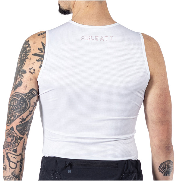 Koszulka base layer Leatt Base (biała)