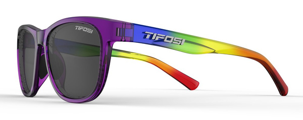 Okulary TIFOSI SWANK (tęczowe; soczewka szara 15% transmisji światła)