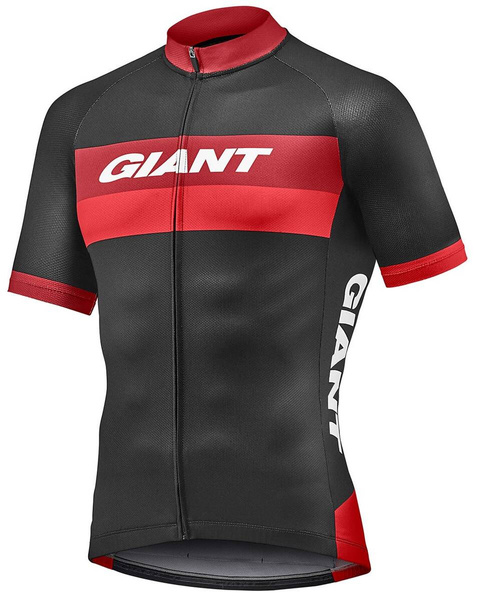 Koszulka z krótkim rękawem Giant Pursue (czarno-czerwona)