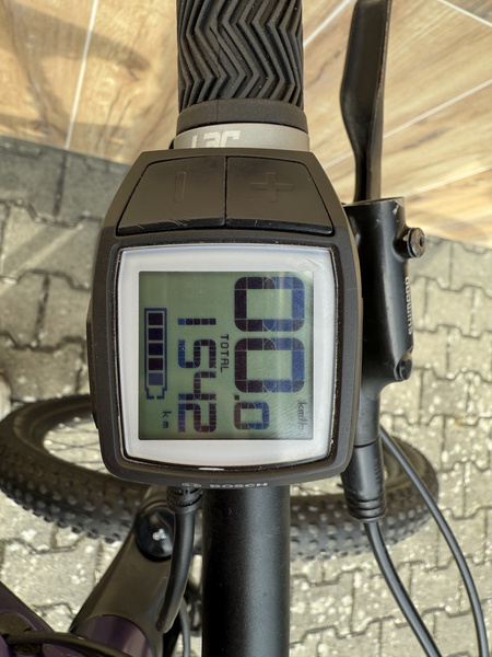 Używany rower elektryczny MTB Trek Powerfly FS 5 (2019) fioletowy - nowy napęd