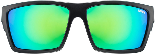 Okulary Uvex LGL 29 (czarny mat | zielone soczewki mirror S3)