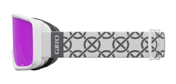 Gogle zimowe GIRO SAGEN WHITE MONOGRAM (soczewka AMBER PINK)