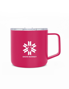 Kubek termiczny Snow Monkey Booster Magenta