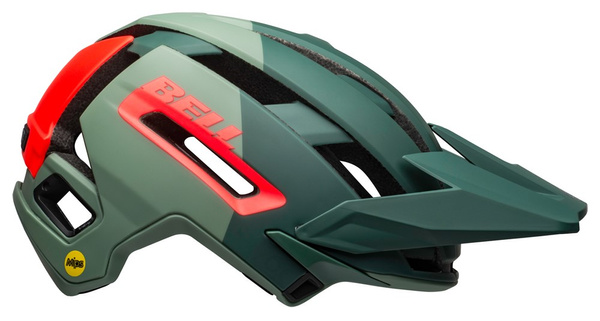 Kask MTB BELL SUPER AIR MIPS SPHERICAL (zielony)
