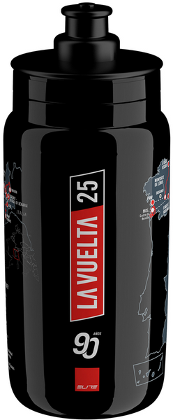 Bidon Elite Fly La Vuelta 2025 Black Map