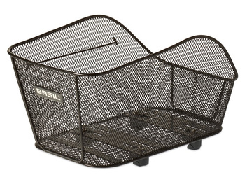 Kosz tylny na bagażnik BASIL ICON M WSL, WSL System, stalowy czarny