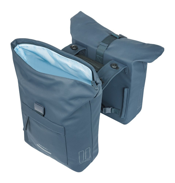 Sakwa na bagażnik podwójna Basil Brooklyn MIK (granatowa 41 litrów)