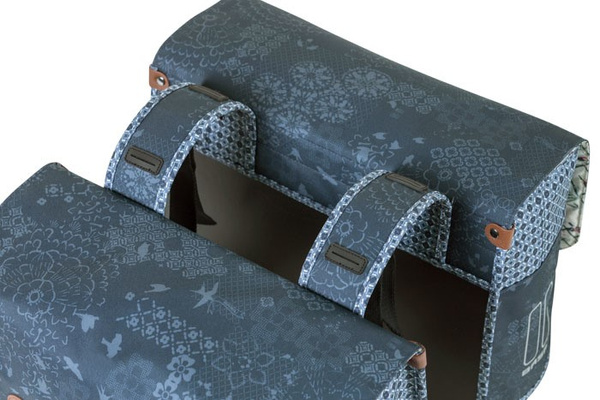 Sakwa na bagażnik podwójna Basil Beheme Double Pannier Bag (niebieska 35 litrów)