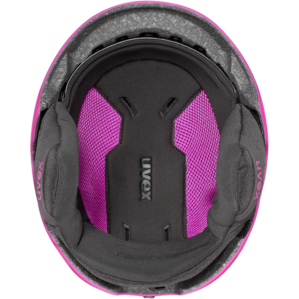 Kask narciarski dziecięcy Uvex Viti (różowy)