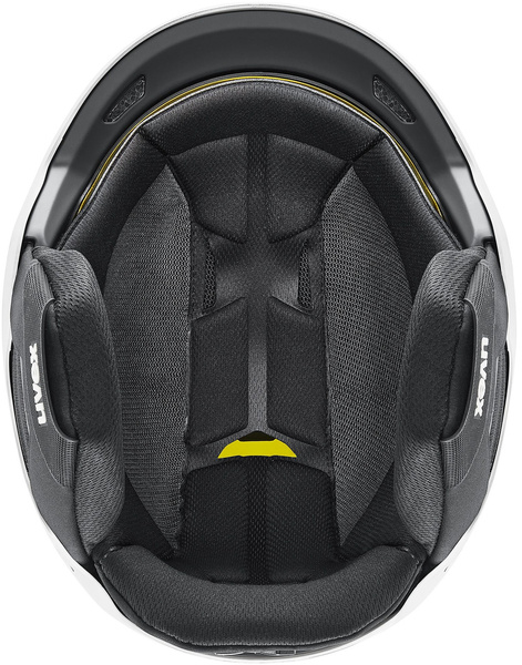 Kask narciarski Uvex Resolution MIPS (biało-czarny)