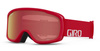 Gogle zimowe GIRO CRUZ RED & WHITE WORDMARK (soczewka lustrzana kolorowa AMBER SCARLET)