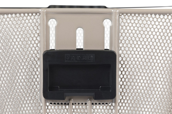 Kosz na kierownicę BASIL BILBAO KF, KF System (bez uchwytu), mocowanie przenośne, stalowy nude metallic (NEW)