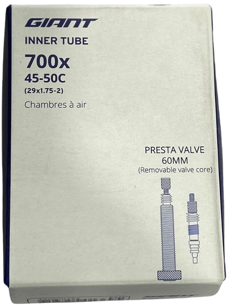 Dętka Giant 700x45-50C (Presta 60 mm)
