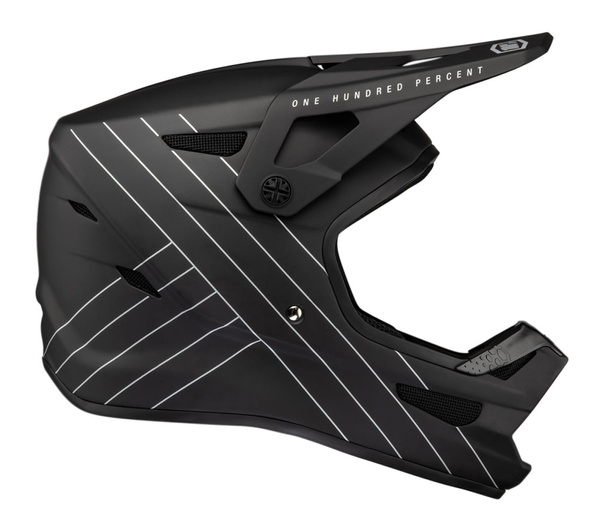 Kask full face 100% STATUS (czarny)