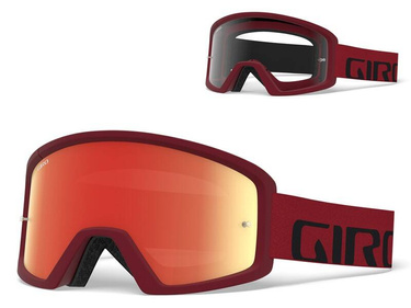 Gogle GIRO TAZZ MTB Red Black (soczewki AMBER i przezroczyste)