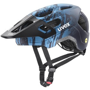 Kask dziecięcy MTB Uvex React Jr. MIPS (niebiesko-czarny)