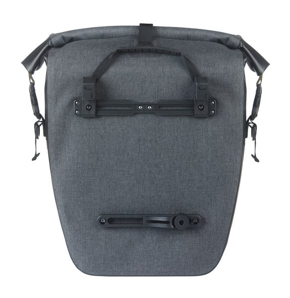 Sakwa na bagażnik pojedyncza Basil Navigator Storm + MIK Hooks (25-31 litrów)