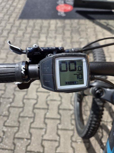 Używany rower elektryczny MTB Trek Rail 9 (2019) niebieski